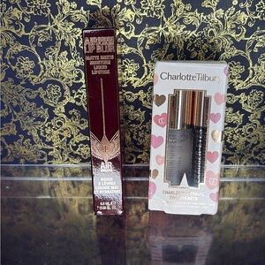 Charlotte Tilbury Airbrush Lipstick and Travel Set with Gold and Pink Accents